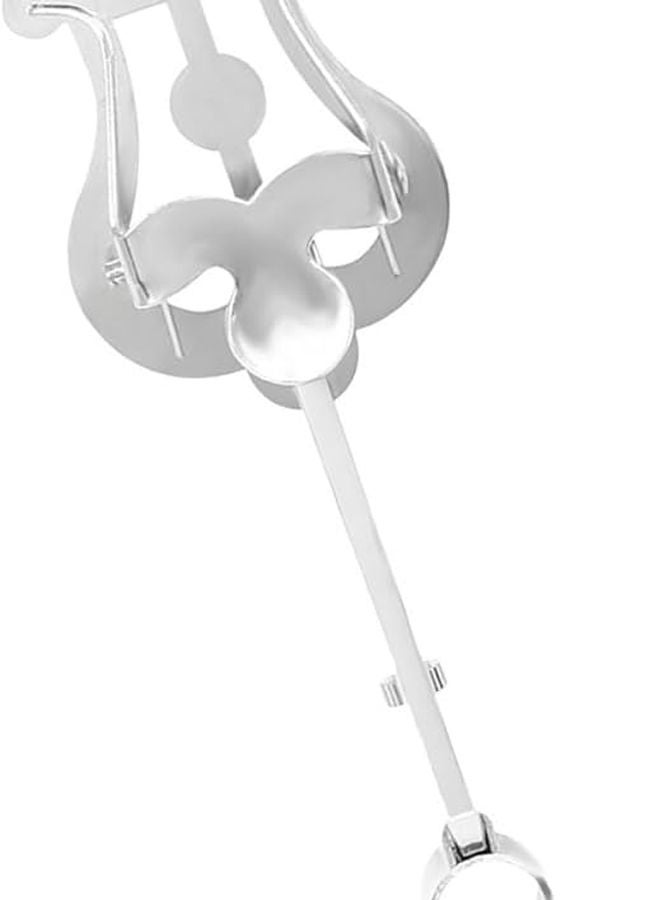 Kesyoo Folding Lyra Piccolo Sheet Music Stand With Secure Clamp Adjustable Knob - Image 1